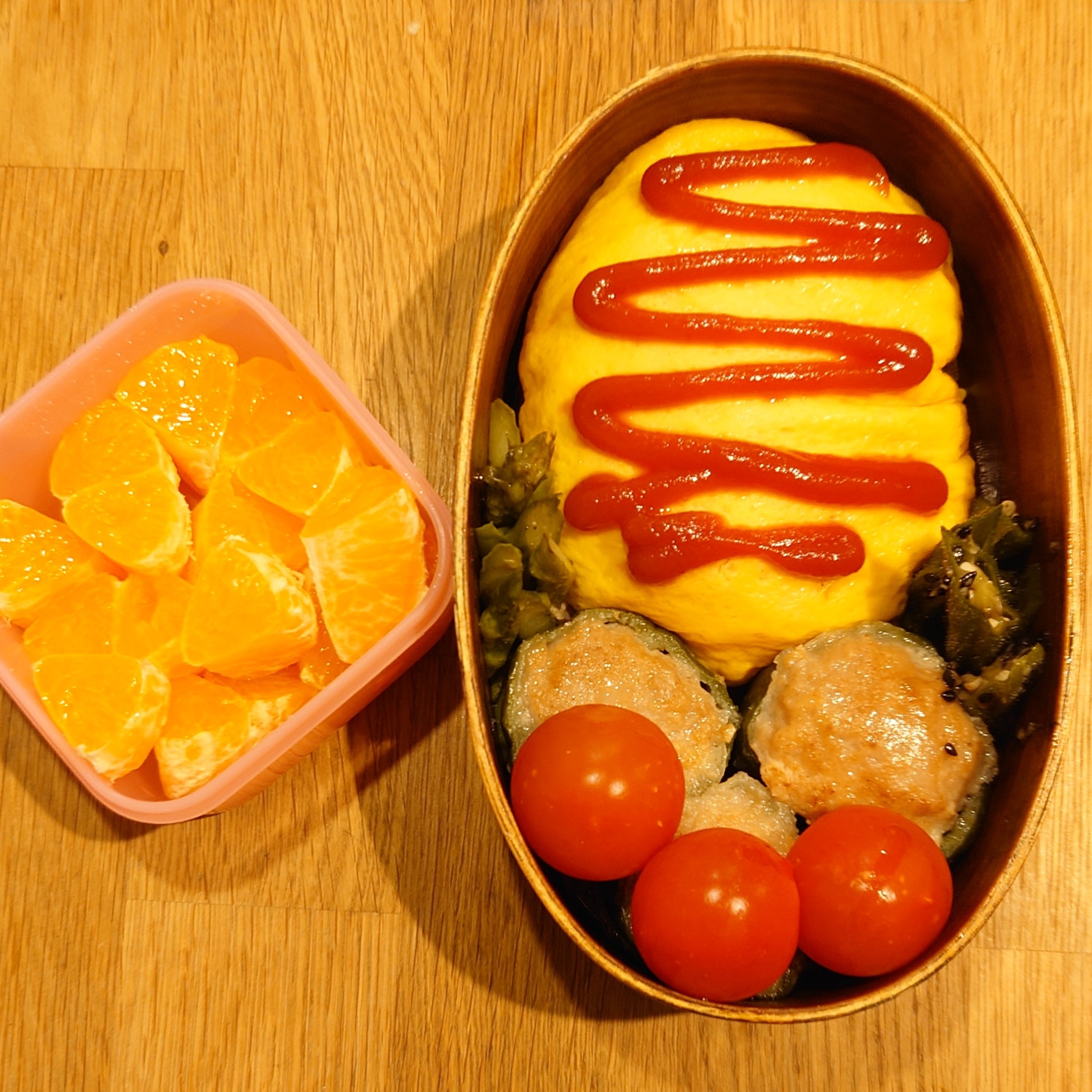 オムライス弁当への挑戦、第2弾。 今度こそ、お弁当メニューの定番入りなるか!?