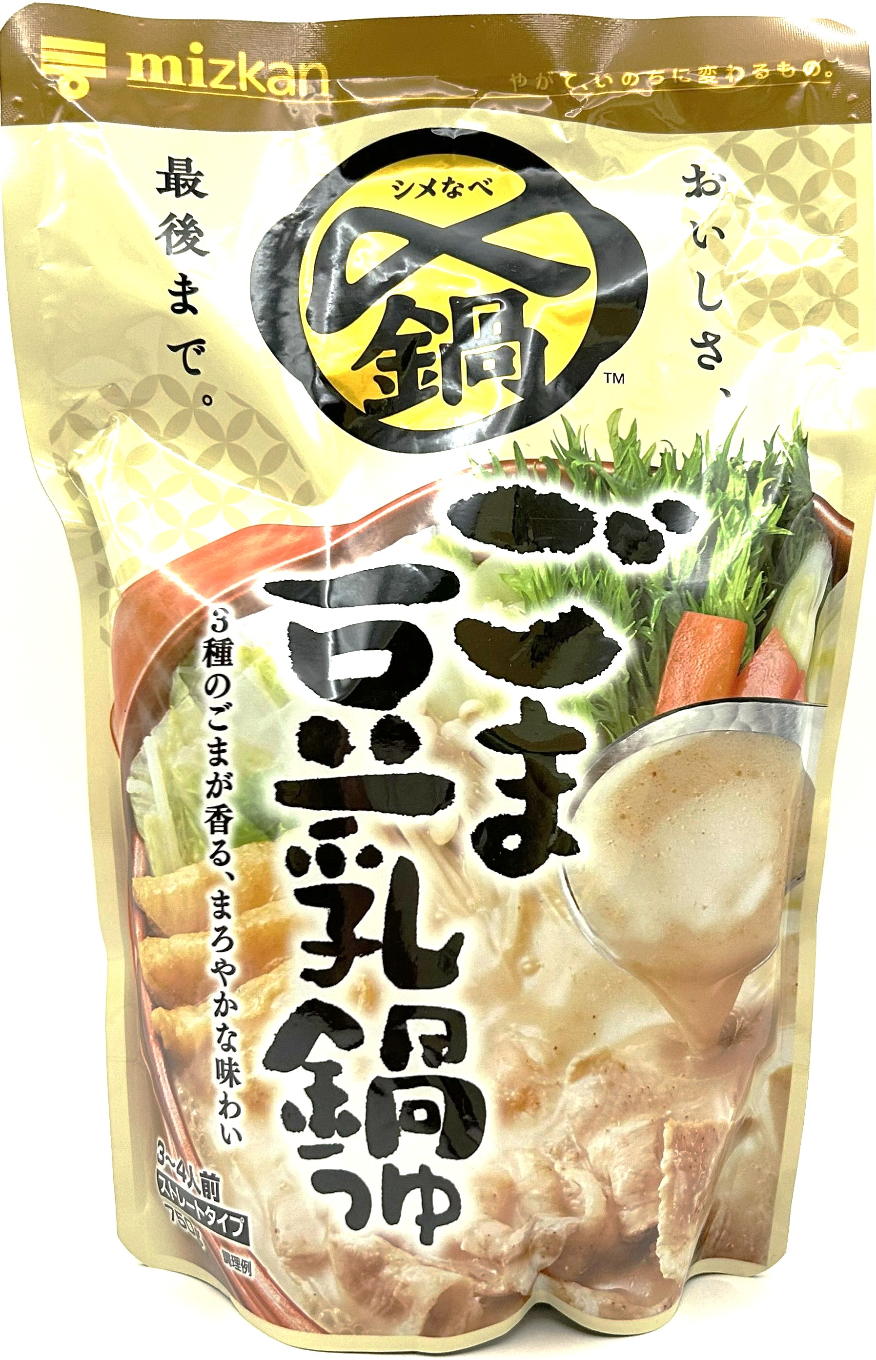ミツカン 〆まで美味しい ごま豆乳鍋つゆ ストレート 750g